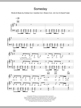 page one of Someday (Piano, Vocal & Guitar Chords)