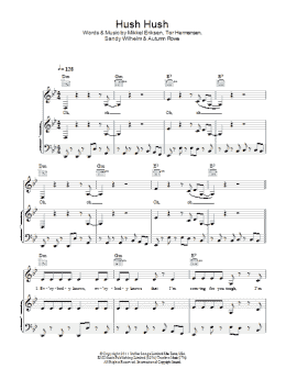 page one of Hush Hush (Piano, Vocal & Guitar Chords)