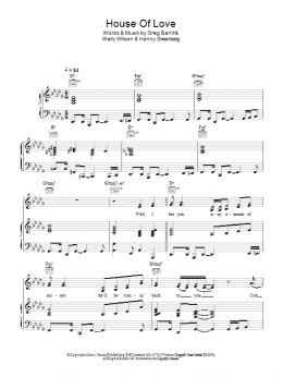 page one of House Of Love (Piano, Vocal & Guitar Chords)