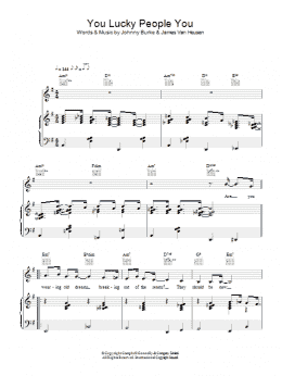 page one of You Lucky People, You (Piano, Vocal & Guitar Chords)