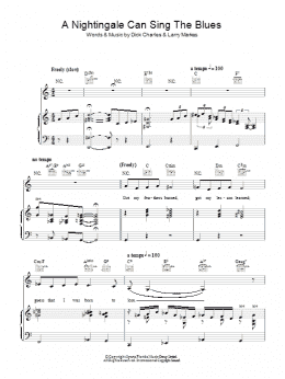page one of A Nightingale Can Sing The Blues (Piano, Vocal & Guitar Chords)