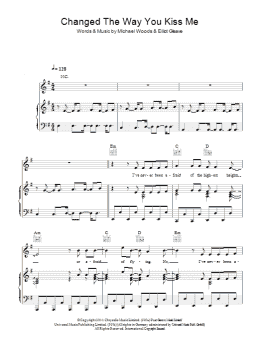 page one of Changed The Way You Kiss Me (Piano, Vocal & Guitar Chords)