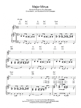 page one of Major Minus (Piano, Vocal & Guitar Chords)