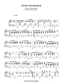 page one of Winter Wonderland (Piano Solo)