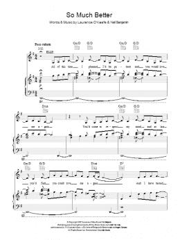 page one of So Much Better (Piano, Vocal & Guitar Chords)