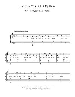 page one of Can't Get You Out Of My Head (5-Finger Piano)