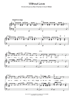 page one of Without Love (from Hairspray) (Piano, Vocal & Guitar Chords)