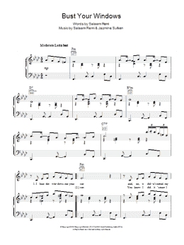 page one of Bust Your Windows (Piano, Vocal & Guitar Chords)