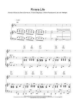 page one of Riviera Life (Piano, Vocal & Guitar Chords)
