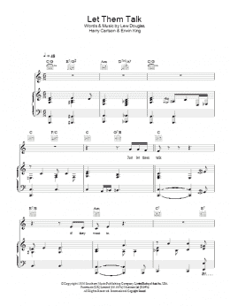 page one of Let Them Talk (Piano, Vocal & Guitar Chords)