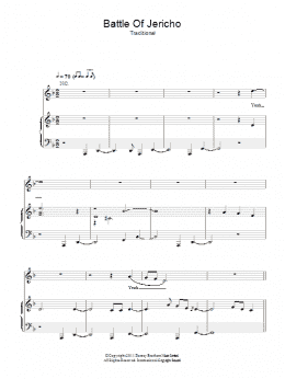 page one of Joshua Fit De Battle Of Jericho (Piano, Vocal & Guitar Chords)