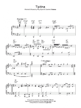 page one of Tipitina (Piano, Vocal & Guitar Chords)