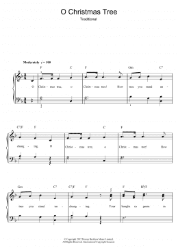 page one of O Christmas Tree (Piano & Vocal)