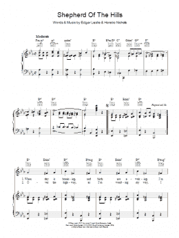 page one of Shepherd Of The Hills (Piano, Vocal & Guitar Chords)