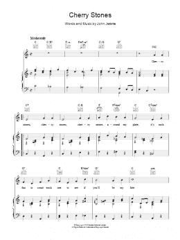 page one of Cherry Stones (Piano, Vocal & Guitar Chords)