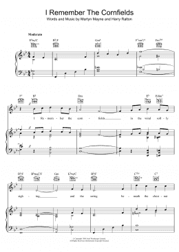 page one of I Remember The Cornfields (Piano, Vocal & Guitar Chords)