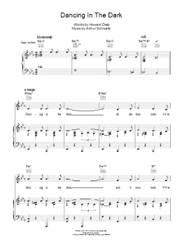 page one of Dancing In The Dark (Piano, Vocal & Guitar Chords)