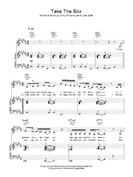 page one of Take The Box (Piano, Vocal & Guitar Chords)