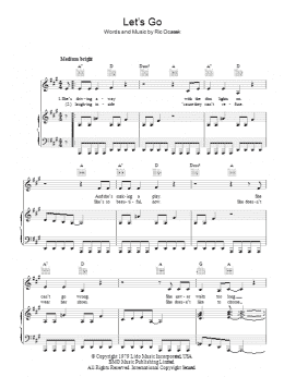 page one of Let's Go (Piano, Vocal & Guitar Chords)