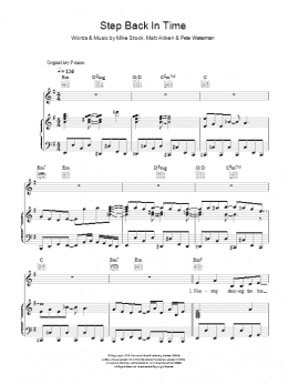 page one of Step Back In Time (Piano, Vocal & Guitar Chords)