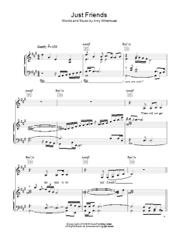 page one of Just Friends (Piano, Vocal & Guitar Chords)