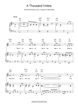 page one of A Thousand Violins (Piano, Vocal & Guitar Chords)