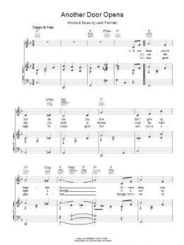 page one of Another Door Opens (Piano, Vocal & Guitar Chords)