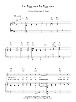 page one of Let Bygones Be Bygones (Piano, Vocal & Guitar Chords)