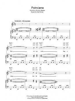 page one of Poinciana (Piano, Vocal & Guitar Chords (Right-Hand Melody))