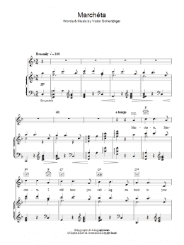 page one of Marcheta (Piano, Vocal & Guitar Chords)