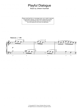 page one of Playful Dialogue (Piano Solo)