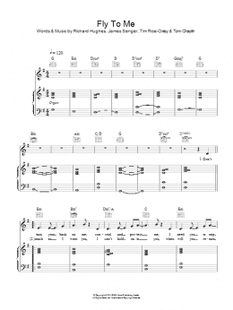 page one of Fly To Me (Piano, Vocal & Guitar Chords)