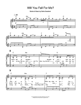 page one of Will You Fall For Me (Easy Piano)