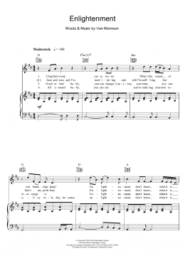 page one of Enlightenment (Piano, Vocal & Guitar Chords)