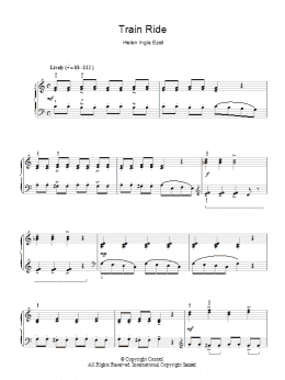 page one of Train Ride (Piano Solo)