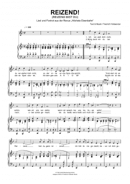 page one of Reizend! (Reizend Bist Du) (Piano & Vocal)
