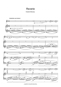 page one of Reverie (Clarinet Solo)