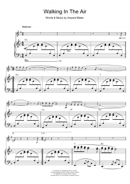 page one of Walking In The Air (theme from The Snowman) (Trumpet Solo)