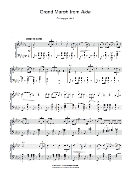page one of Grand March (from Aida) (Piano Solo)