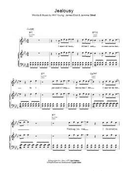 page one of Jealousy (Piano, Vocal & Guitar Chords)