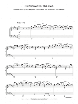 page one of Swallowed In The Sea (Piano Solo)