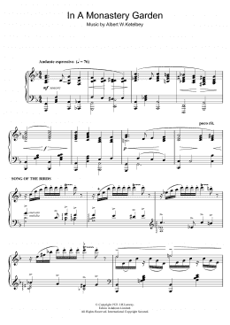 page one of In A Monastery Garden (Piano Solo)