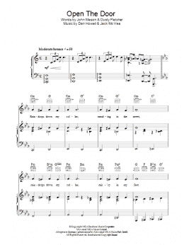 page one of Open The Door, Richard! (Piano, Vocal & Guitar Chords)
