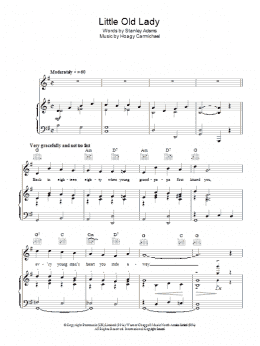 page one of Little Old Lady (Piano, Vocal & Guitar Chords)