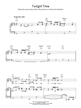 page one of Twilight Time (Piano, Vocal & Guitar Chords)