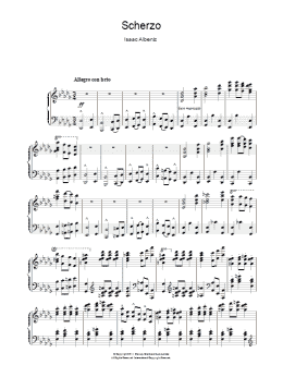 page one of Scherzo (Piano Solo)