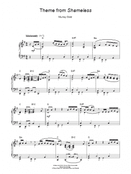 page one of Theme from Shameless (Piano Solo)