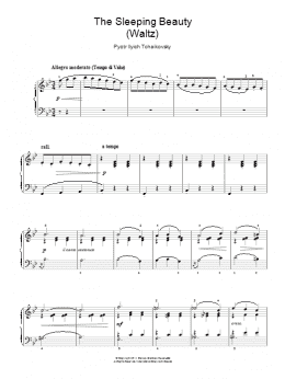 page one of Waltz (from The Sleeping Beauty) (Piano Solo)