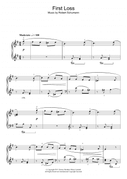 page one of First Loss (Piano Solo)