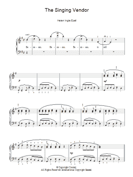 page one of The Singing Vendor (Piano Solo)
